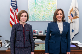 Maia Sandu s-a întâlnit cu Kamala Harris, vicepreședinta Statelor Unite ale Americii